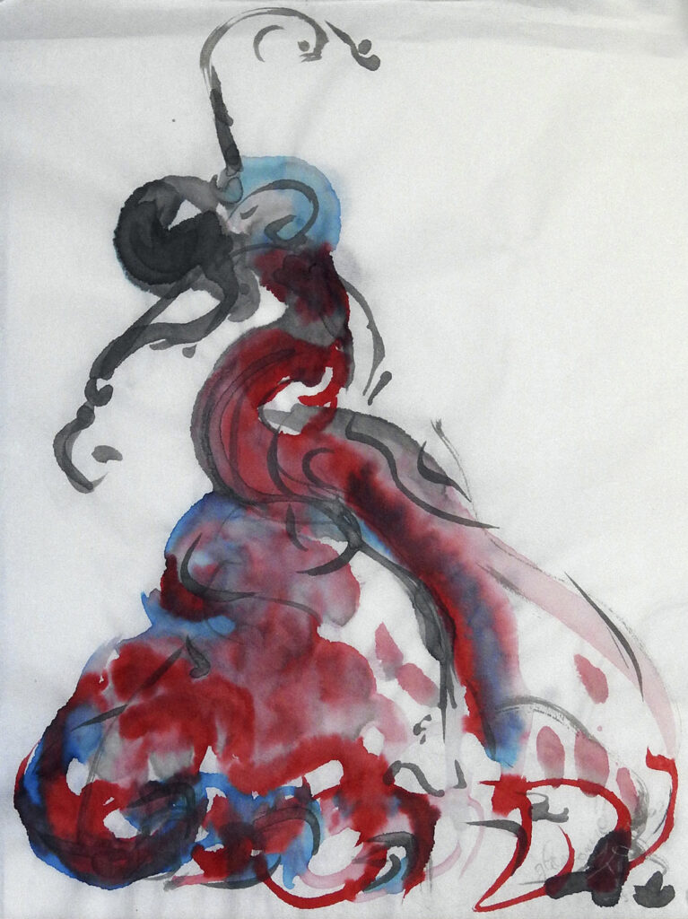 Flamenco à Séville "declinaison-2"- Corinne Glass