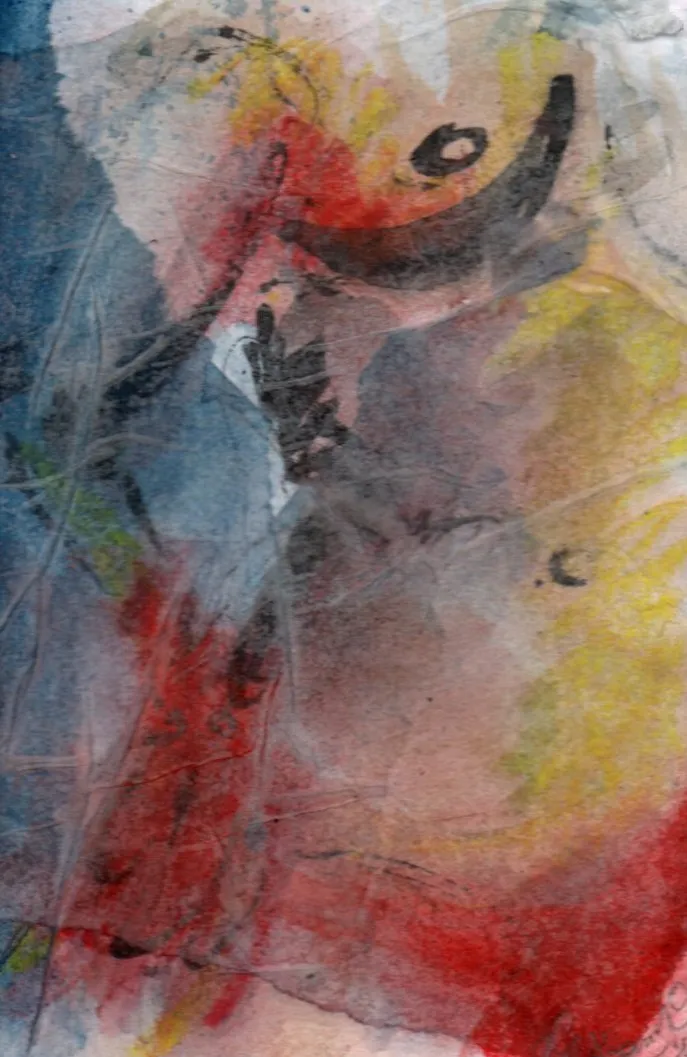 voile 2025 - Corinne Glass technique mixte