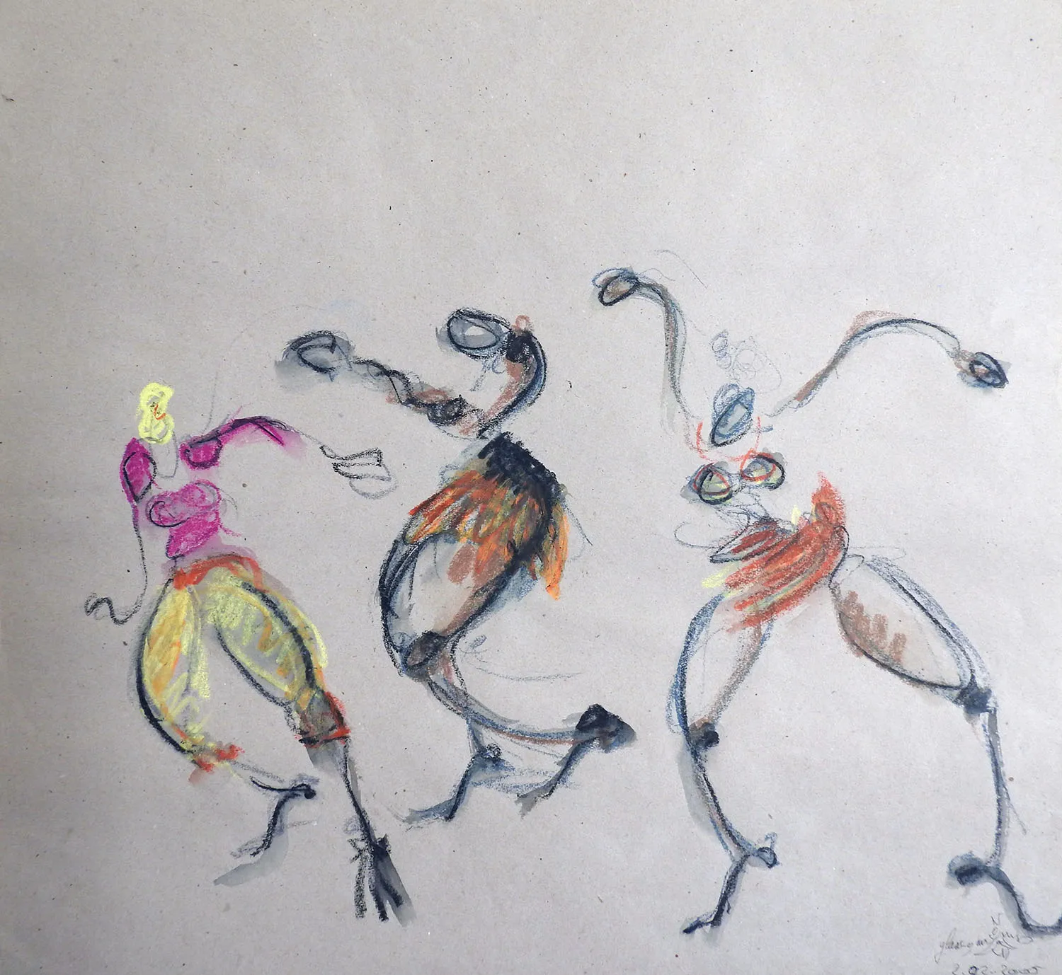 Compagnie Montalvo Hervieu - Encre de Chine sur papier