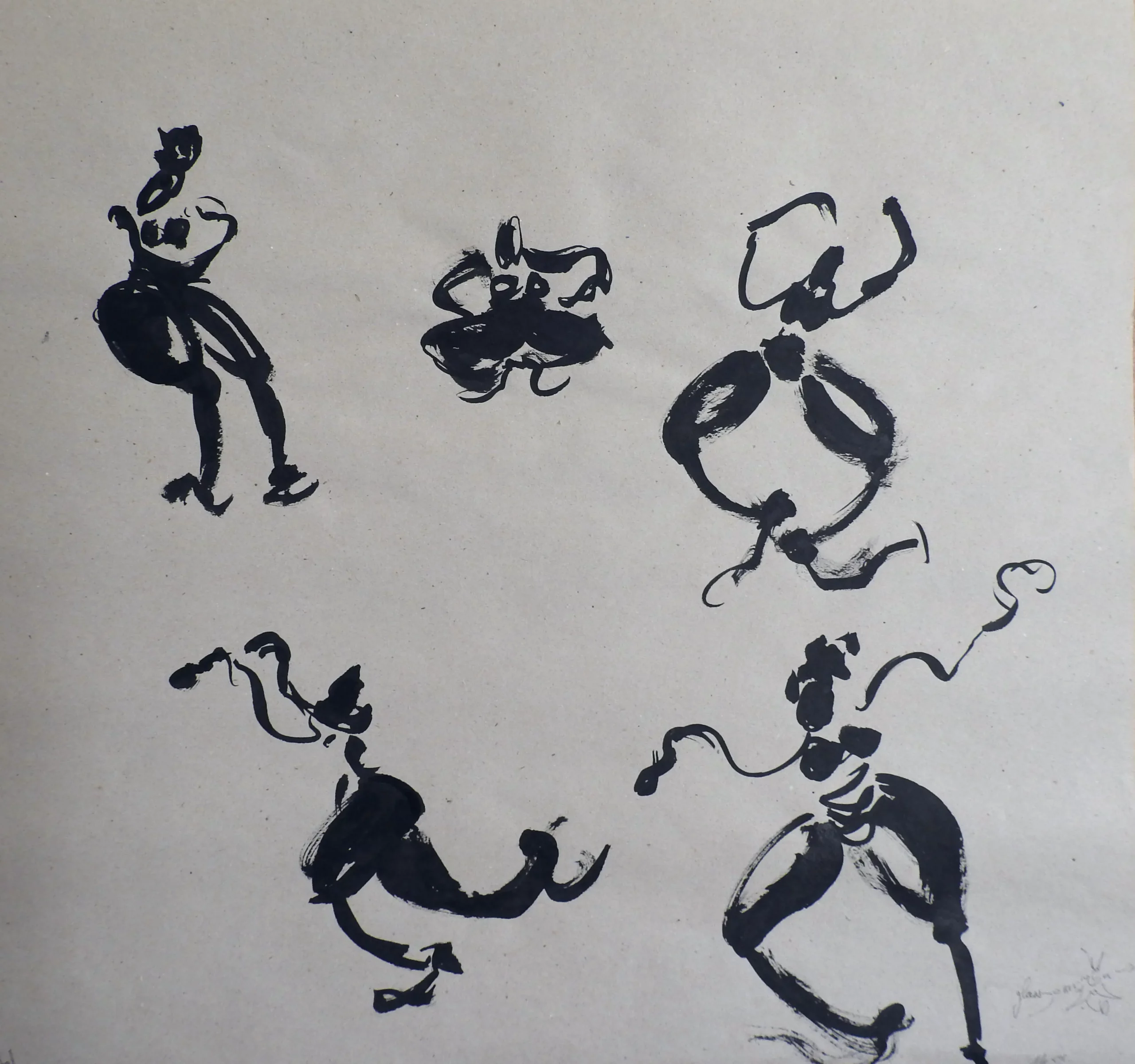 Compagnie Montalvo Hervieu - Encre de Chine sur papier