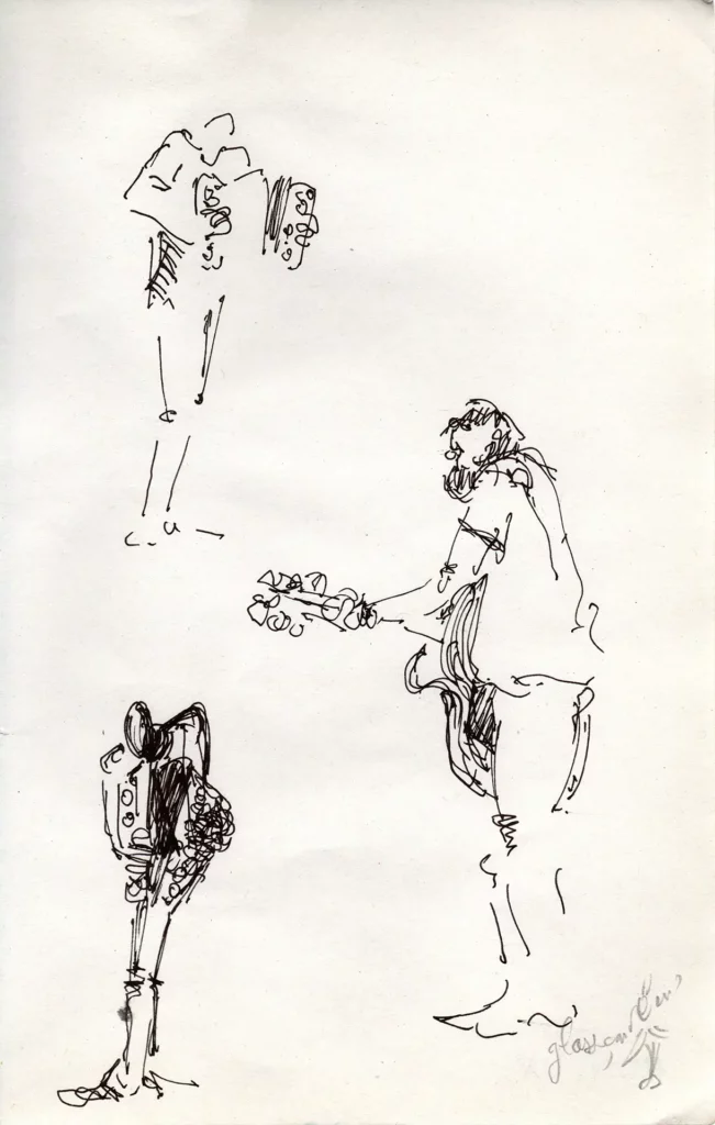 Musiciens scène 1 - Corinne Glass