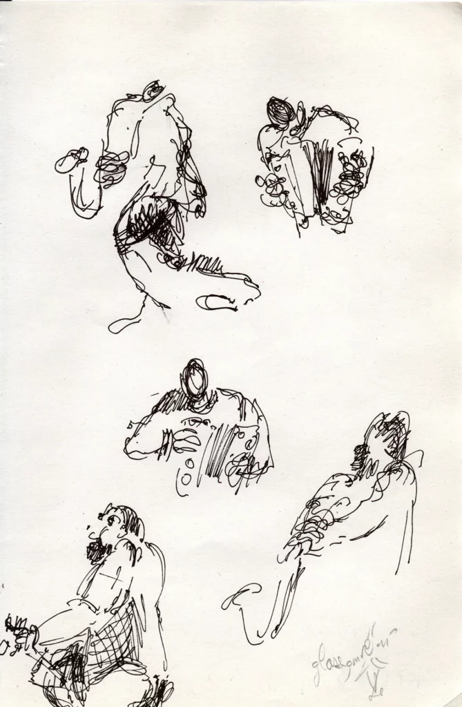 Musiciens scène 1 - Corinne Glass
